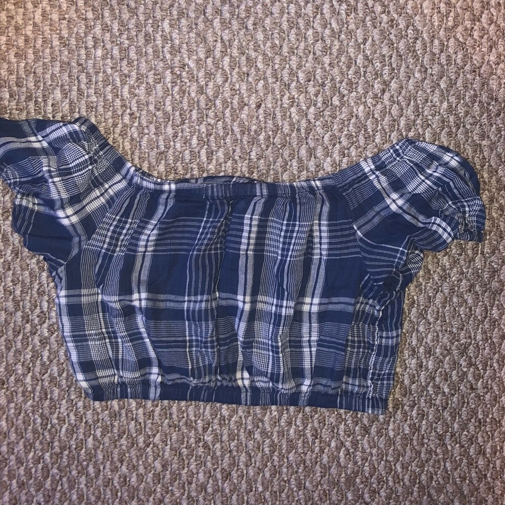 Off the shoulder crop top